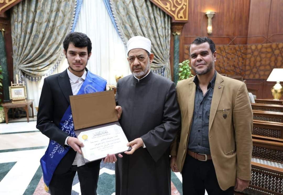 Yosef Beder meeting with the Grand Imam of Al-Azhar